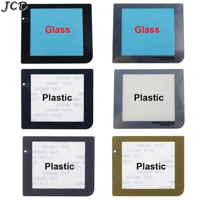 JCD Ersatz-Displayschutz aus Kunststoffglas für Gameboy Pocket GBP, Spiegel-Frontplattenabdeckung Image