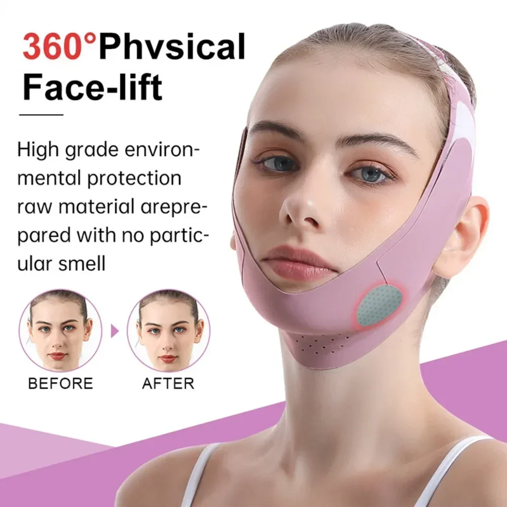 Atmungsaktive Gesicht Abnehmen Verband V Linie Gesicht Shaper Kinn Wange Lift Up Gürtel Anti Falten Gesichts Massager Schönheit Hautpflege Werkzeuge Image