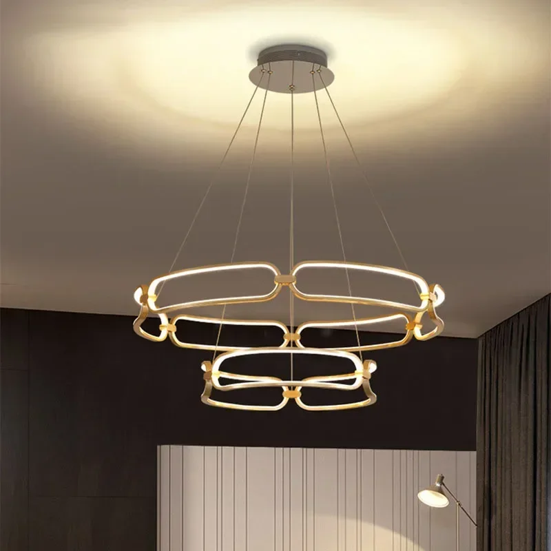 Moderne LED-Pendel leuchten für Wohnzimmer Esszimmer Halle Schlafzimmer Decke Kronleuchter Innendekoration Leuchte Glanz