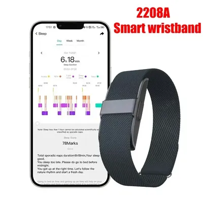 2208A Smart Armband Herzfrequenz Blutdruck Monitor Schrittzähler Sport Fitness Tracker für Männer Image