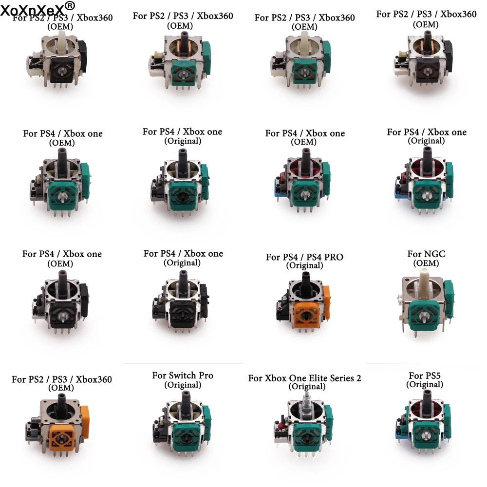 1 stücke 3D Analog Griffe sticks Joystick Stick Modul Rocker Für Xbox ONE Xbox360 Controller Für PS2 PS3 PS4 PRO NGC