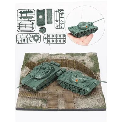 Viikondo Spielzeug Panzer Armee LKW Militär fahrzeug Modell Kit 1/72 China Typ 15 Licht Tank Typ 59 mittlere Panzer Montage Wargame Geschenk Image