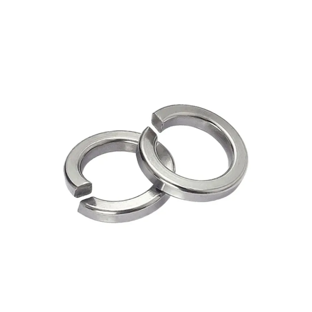 Feder scheibe gb93 1,6 Edelstahl Split Lock elastische Dichtung m1, 5 m2 m2, 5 m3 m4 m5 m6 m8 m10 m12 m14 m16 m18 m20 m22 m24 m27 Image