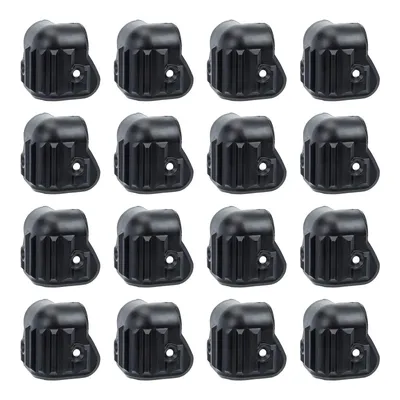 16pcs Speaker Corner Protectors Plastic Guitar Amplifier Stage Cabinets Protection Corner Replacement Guard Wrap Angle
