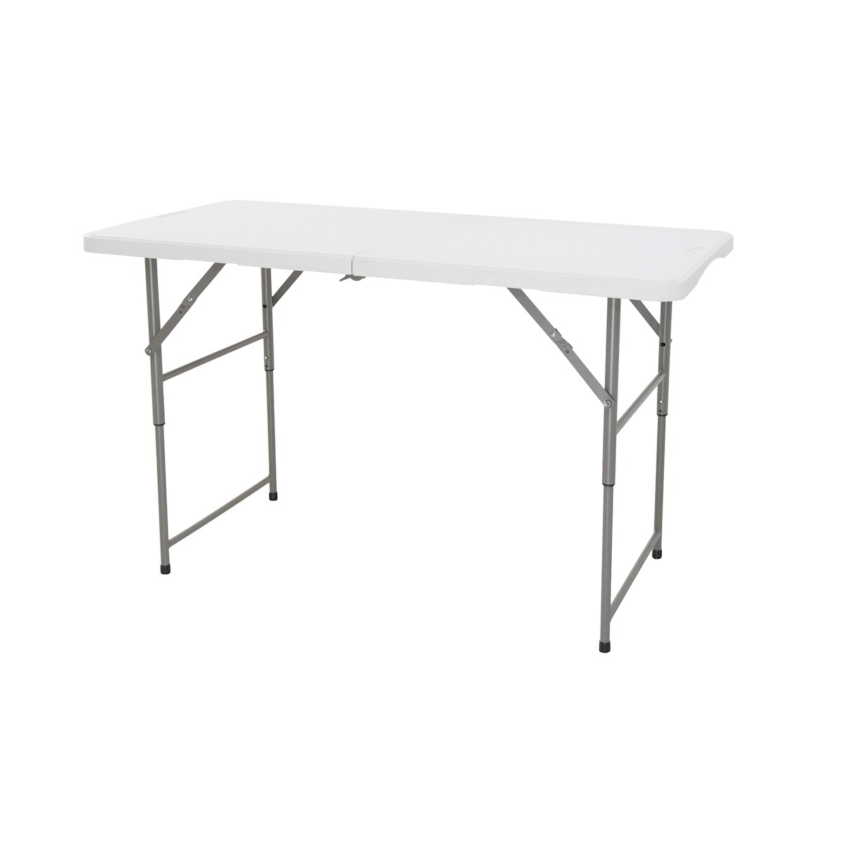 Wellhome - Höhenverstellbarer Klapptisch mit Griff 122x60x50-74 cm Image