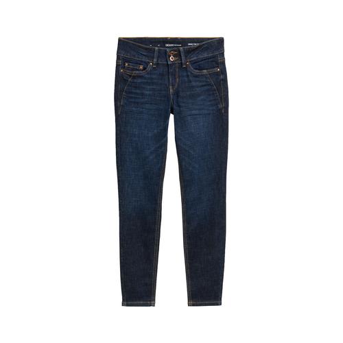 TOM TAILOR DENIM Damen Jona Extra Skinny Jeans, blau, Uni, Gr. 27