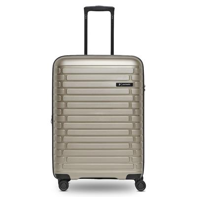 Pactastic Collection 04 THE MEDIUM + 4-Rollen Trolley M 66 cm mit Dehnfalte champaign-metallic Nude Herren Image