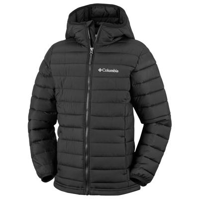 Columbia - Kid's Powder Lite II/2 Hooded Jacket - Kunstfaserjacke Gr S schwarz/grau Image