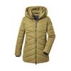Steppjacke "GW 16 WMN QLTD JCKT", Damen, Gr. 38, grün (pistazie), Oberstoff: 100% Polyester, Futter: 100% Polyester (recycelt), Wattierung: 100% Polyester, G.I.G.A. DX BY KILLTEC, sportlich, Jacken, Modische, wasserabweisende Damenjacke mit Kapuze,...