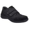 Klettschuh JOSEF SEIBEL "New Anvers 85", Herren, Gr. 46, schwarz, Leder, klassisch, Schuhe, Freizeitschuh, Halbschuh, Komfortschuh, Klettverschlüsse, Weite K