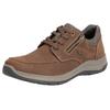 Sneaker RIEKER, Herren, Gr. 46, braun, Leder, Lederimitat, sportlich, Schuhe, Freizeitschuh, Halbschuh, Schnürschuh mit riekerTEX-Membran