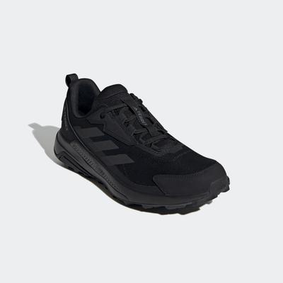 Wanderschuh ADIDAS TERREX "TERREX ANYLANDER", Gr. 41, schwarz (core schwarz, core schwarz, grau four), Textil, sportlich