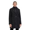 Wintermantel GIL BRET, Damen, Gr. 40, schwarz (schwarz, grau), Web, Obermaterial: 32% Baumwolle, 27% Polyester, 18% Wolle, 18% Polyacryl, 5% sonstige Fasern, unifarben, casual, regular fit kniefrei, Rundhals, Langarm, Mäntel, mit Wolle