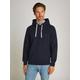 Hoodie TOMMY HILFIGER "ESSENTIAL FLEECE HOODY", Herren, Gr. S, blau (desert sky), Sweatware, Obermaterial: 60% Baumwolle, 40% Polyester, casual, Langarm, Sweatshirts