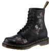 Schnürstiefel DR. MARTENS "1460 Decayed", Damen, Gr. 42, bunt (schwarz bunt), Nappaleder, geblümt, klassisch, Schuhe, Chunky Boots, Plateau Schuh, Boots mit Blockabsatz