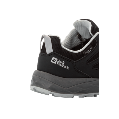 Wanderschuh JACK WOLFSKIN "WOODLAND 2 TEXAPORE LOW K", Gr. 38, grau (phantom), Synthetik, sportlich, Schuhe, wasserdicht Image
