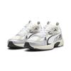 Sneaker PUMA "MILENIO TECH", Gr. 37,5, weiß (warm weiß, puma weiß, puma silber), Textil, sportlich, Schuhe
