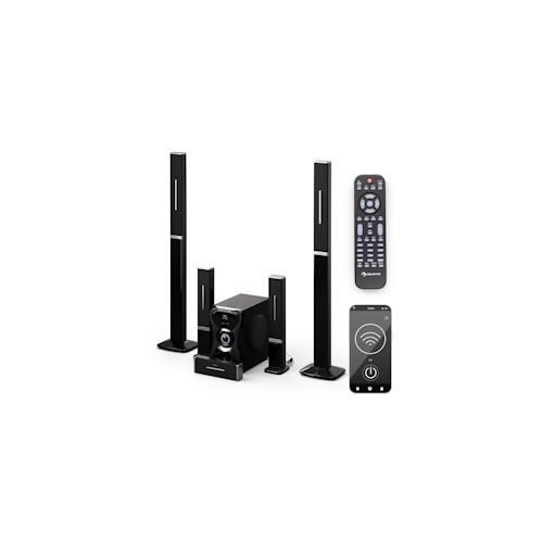 Areal 825 5.1 Wireless Soundsystem Bluetooth 120 W mit Karaoke-Funktion kabellose Rear-Lautsprecher Schwarz