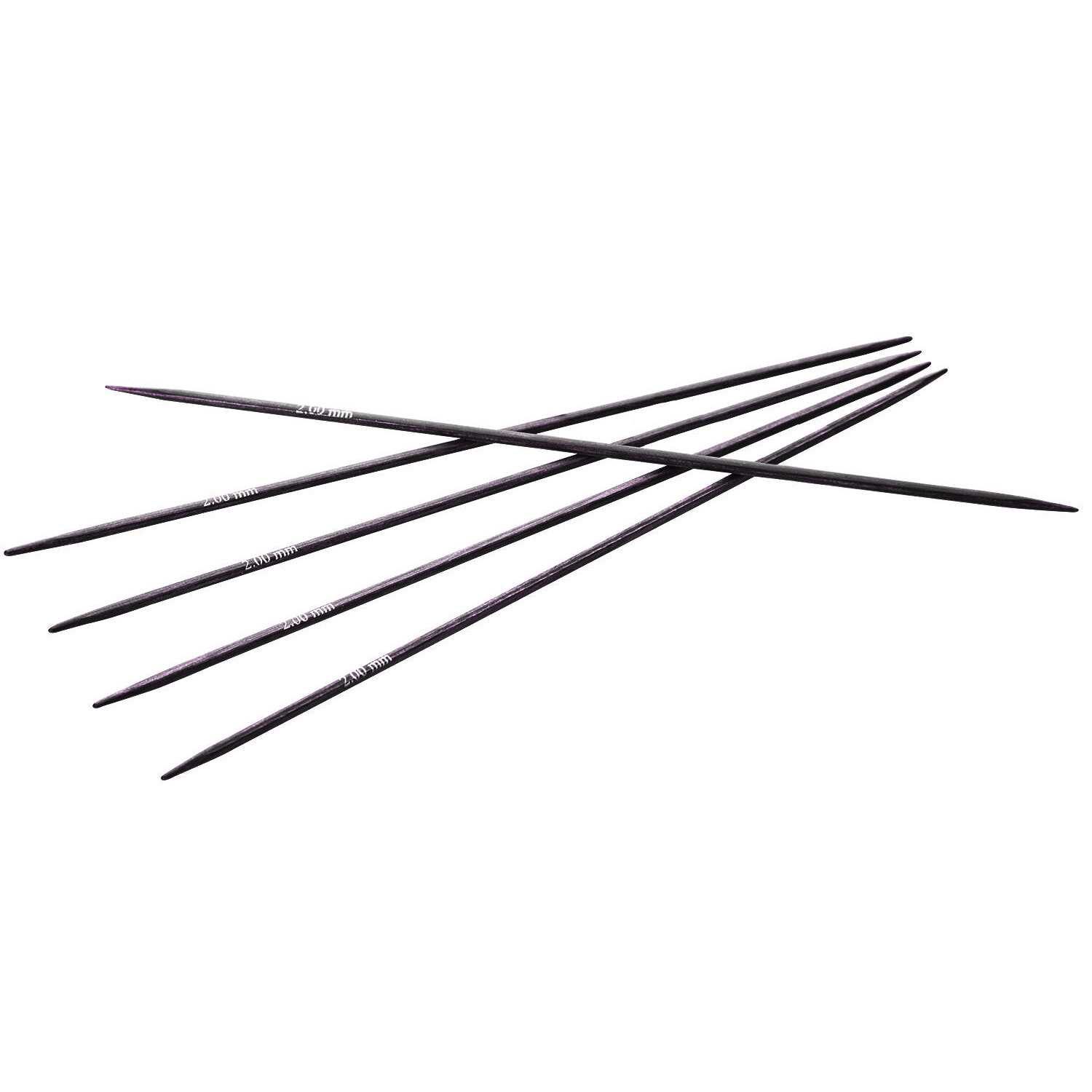 KnitPro Strumpfstricknadeln Cubics, quadratisch, Birkenholz, 15 cm