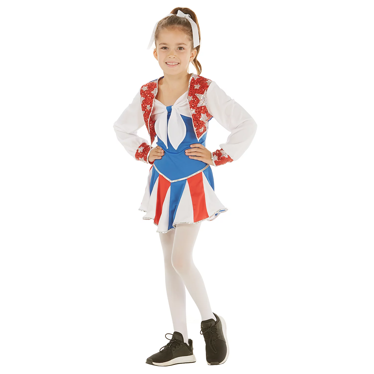 Cheerleaderkostüm Little Silverstar für Mädchen
