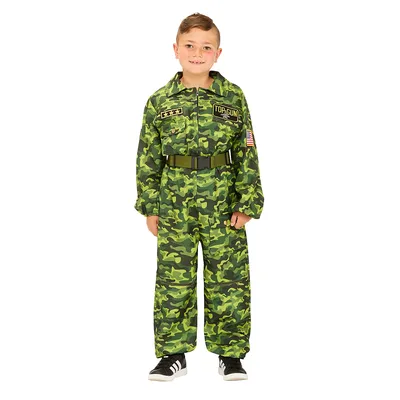Kinder-Kostüm Kampfjetpilot Image