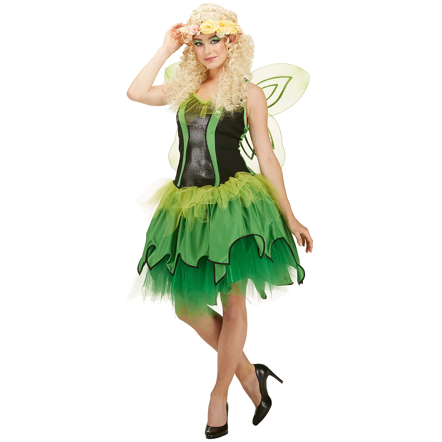 Robe de fée des bois, vert
