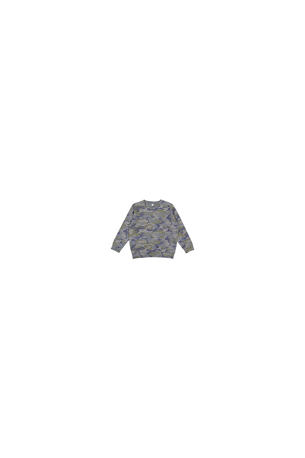 LAT L2225 Youth Fleece Sweatshirt in Vintage size Large | Cotton/Polyester Blend 2225LA, 2225