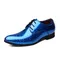 Patent Leather Derby Shoes for Men Business Office Man Shoes Wedding Italiano Dress Formal Shoes for