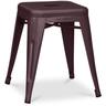 Hocker im Industriedesign - 45cm - Neuauflage - Stylix