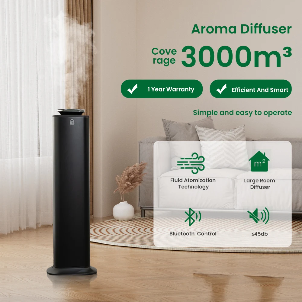 NAMASTE 3000 m3 Spalte Aroma Diffusor Große Raum Aromatherapie Maschine Smart Timing Hause Lufterfrischer Parfüm Aroma Geruch Image