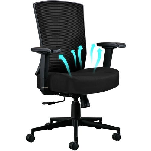 Okwish - Ergonomischer Bürostuhl, 200 kg, ergonomischer Stuhl mit hoher Rückenlehne, Drehstuhl mit