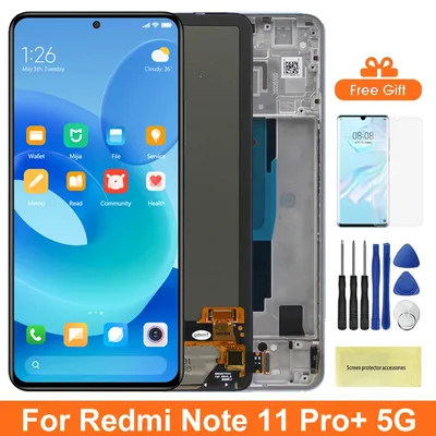 LCD-Bildschirm für Xiaomi Redmi Note 11 Pro 5G 21091116ug 21091116uc LCD-Display digitaler Touchscreen für Redmi Note 11 Pro (China)