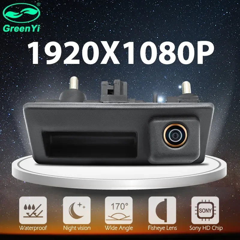 AHD 1080P 170 ° Auto Rückansicht Stamm Griff Kamera Für Volkswagen VW Passat Golf Polo B6 B7 Jetta Tiguan Touareg Audi A3 A4 A5 A6 Image