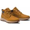 Schnürboots TIMBERLAND "M Seneca Bay LOW LACE UP SNEAKER DA", Gr. 41, gelb (wheat), Leder, Synthetik, sportlich, Schuhe, Winterstiefel, Schnürstiefel, Winterschuhe