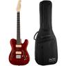 Harley Benton TE-90QM Trans Red w/Bag