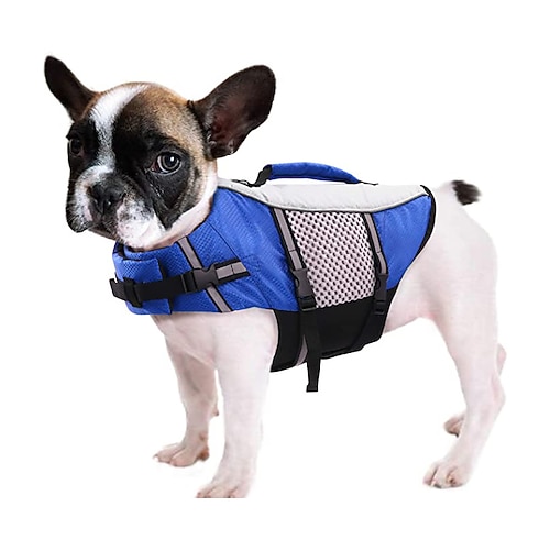 Hund Hundeschwimmweste Reflektierend Sport und Freizeit Sicherheit Strand Pool Hundebekleidung for Husky Golden Retriever Bichon Frise Zwergspitz Klein Image