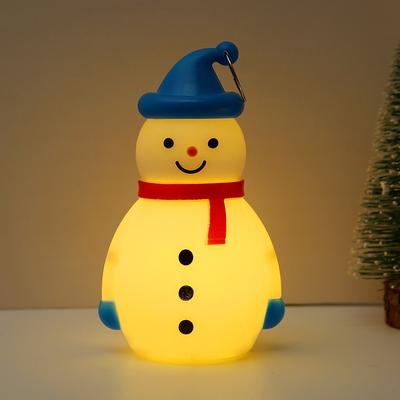 Christmas Led Glowing Snowman Decoration Night Light Battery Powered