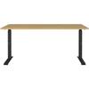 Germania-Werke Schreibtisch höhenverstellbar (mechanisch) »Agenda Home« 160 cm braun, 160x91x80 cm