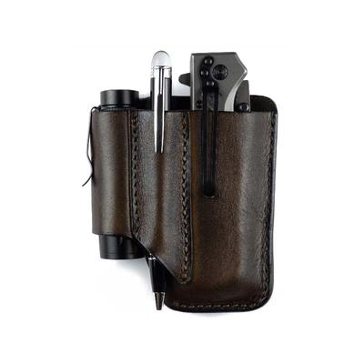 Tagua Gunleather Leather Belt Multi-Tool Dark Brown One Size TX-MULTITOOL-002