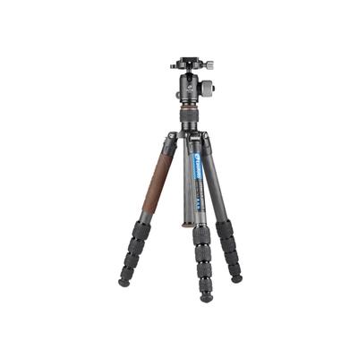 Leofoto LX-255CT/XB-32 Reversible Travel Tripod w/ Ball Head Set Black LX-255CT+XB-32