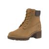 Schnürstiefelette TIMBERLAND "Kinsley", Gr. 37,5, gelb (wheat, braun), Synthetik, Leder, sportlich, Schuhe, Winterschuhe, Winterstiefel, Schnürboots, Winterboots, wasserdicht