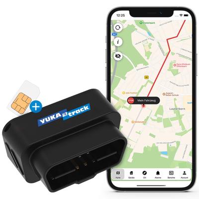 GPS-Tracker "OBD (2G)" GPS-Geräte europaweite Datenflat für 12 Monate schwarz