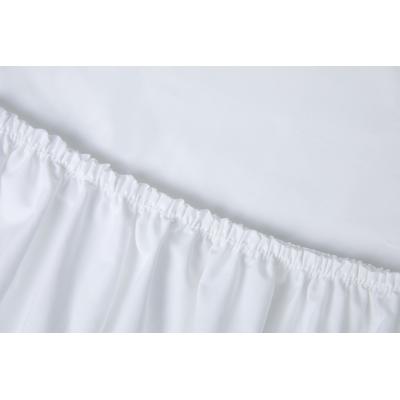 Spannbettlaken KAYORI "Edo", weiß, B:180cm L:200cm, Mako-Satin, Obermaterial: 100% Baumwolle, Laken, Bio-Baumwolle Image