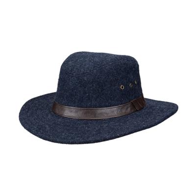 Kanut Sports Wool Blend Safari Hat - Navy Heather - M