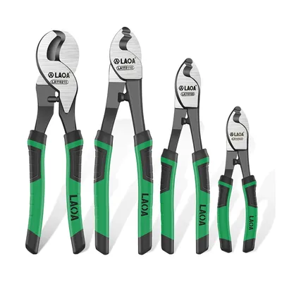 LAOA Cable Cutter CR-V Steel 6/8/10 Inch Crimping Pliers Bolt Cutting Electrical Wire Stripper Multifunction Hand Tools