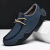 Neue Freizeit schuhe für Herren Turnschuhe hand gefertigte weiche Herren Slipper plus Größe 39-48