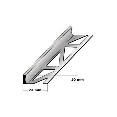 Auer - Fliesenprofil 'Beldert' Fliesenabschlussprofil / Trennschiene für Fliesenabschlüsse, Höhe: 2 Image