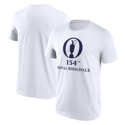 The 154th Open Royal Birkdale Primary Logo Grafik T-Shirt - Weiß Image