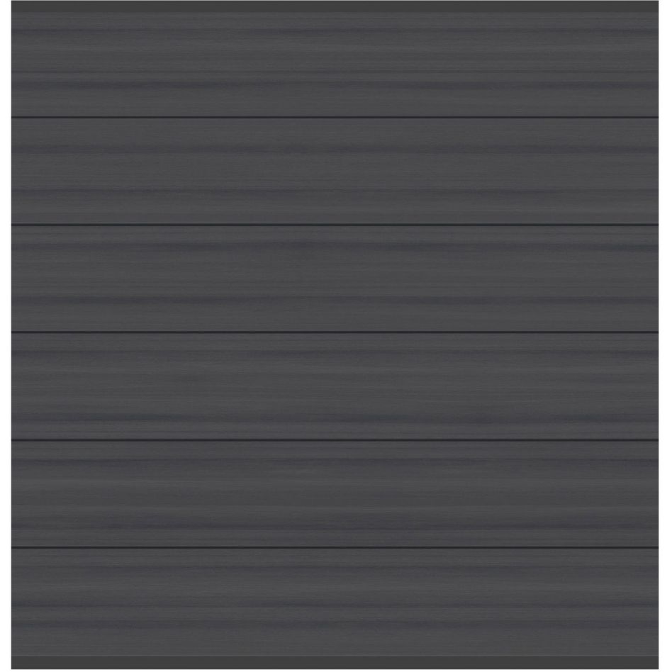 TraumGarten Sichtschutzzaun SYSTEM WPC Platinum XL Zaunset anthrazit Sichtschutz Steckzaun Lamellenzaun Image