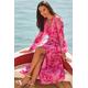 Sosandar Womens Petite Pink Paisley Print Wrap Maxi Dress - Size 12 UK | Sosandar Sale | Discount Designer Brands